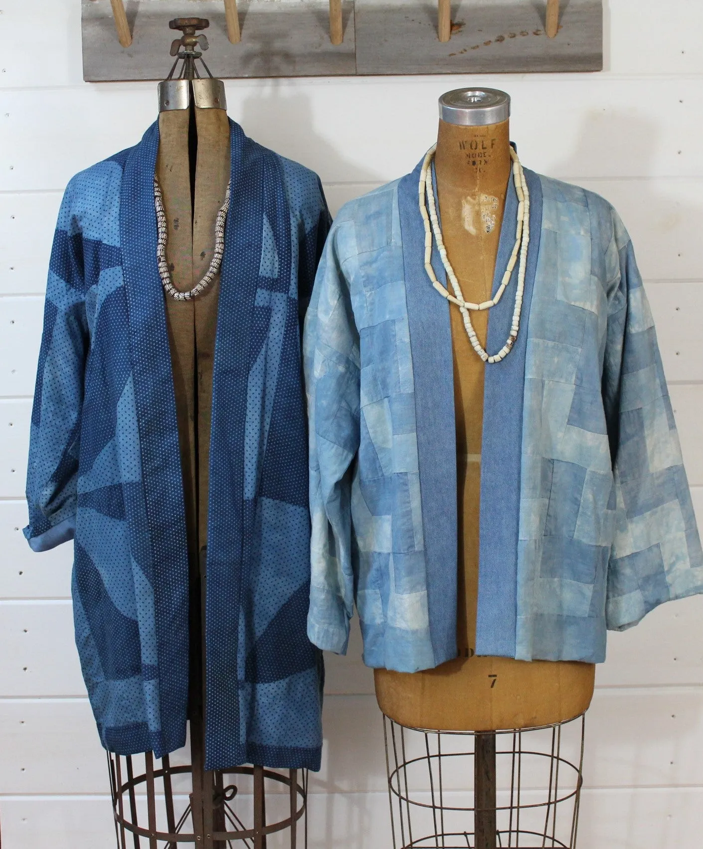 Indigo Dyed Quilt Jacket