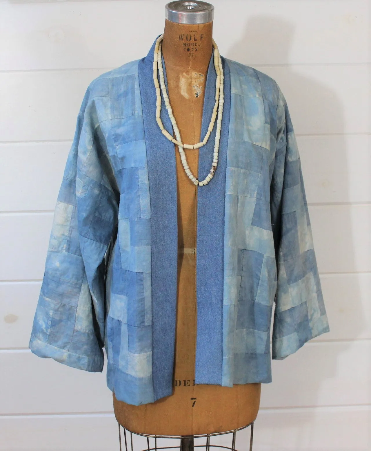 Indigo Dyed Quilt Jacket