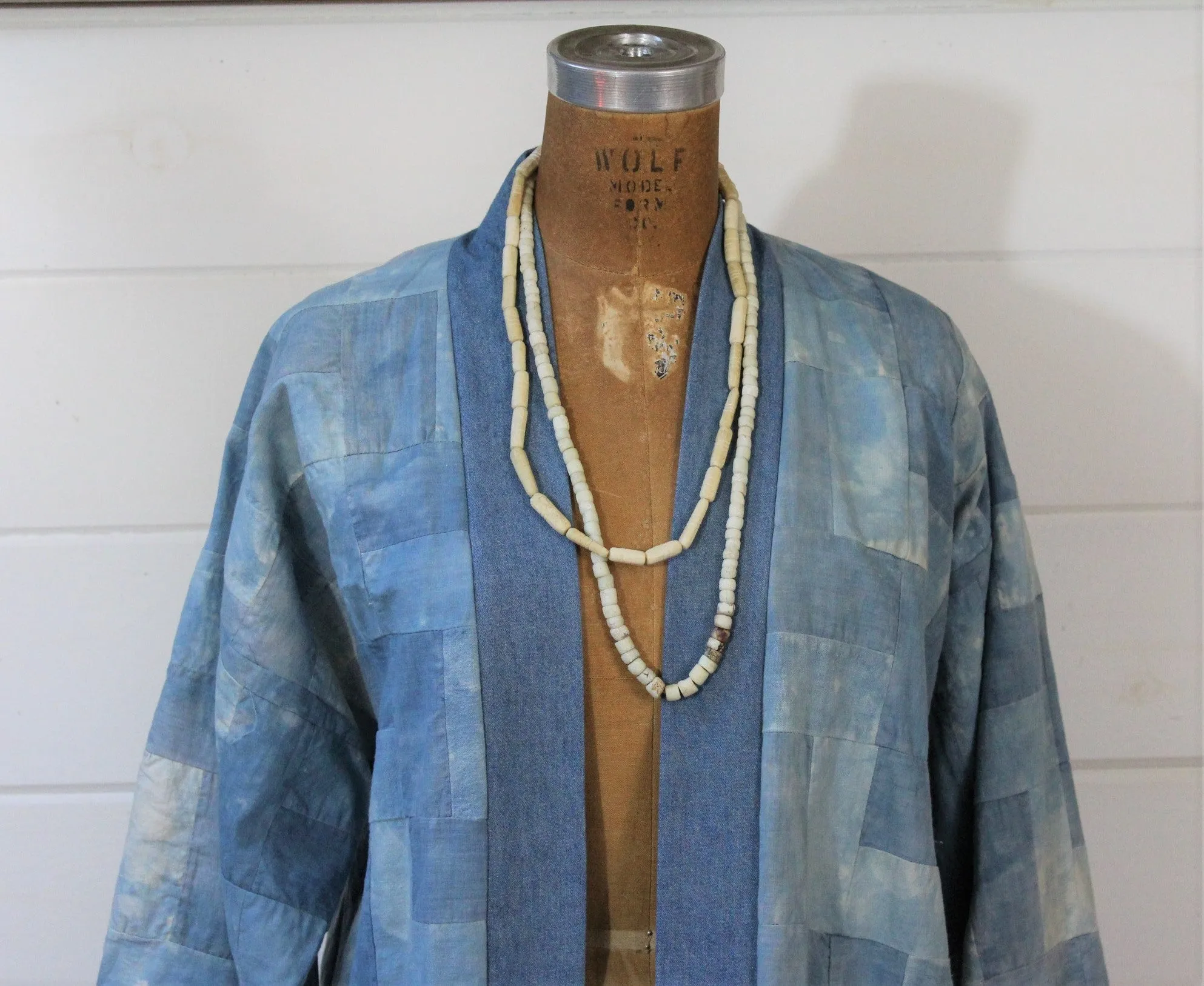 Indigo Dyed Quilt Jacket