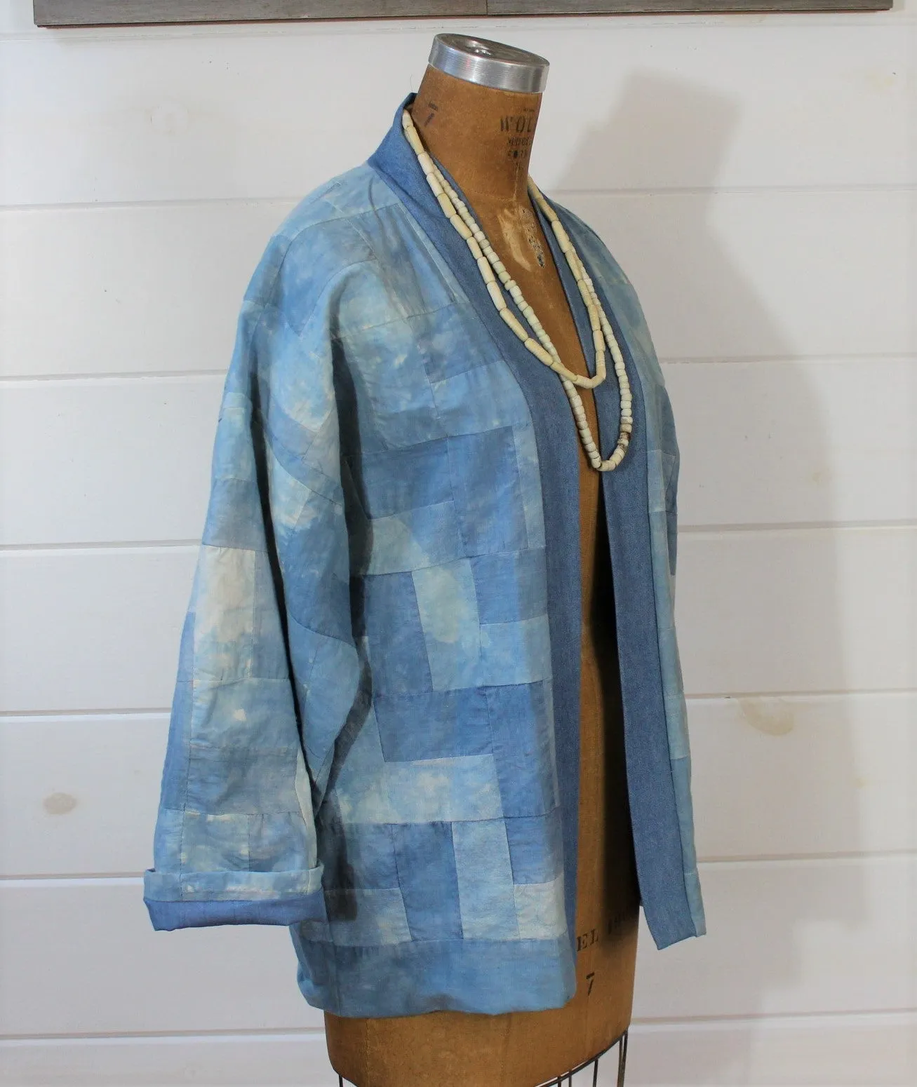 Indigo Dyed Quilt Jacket