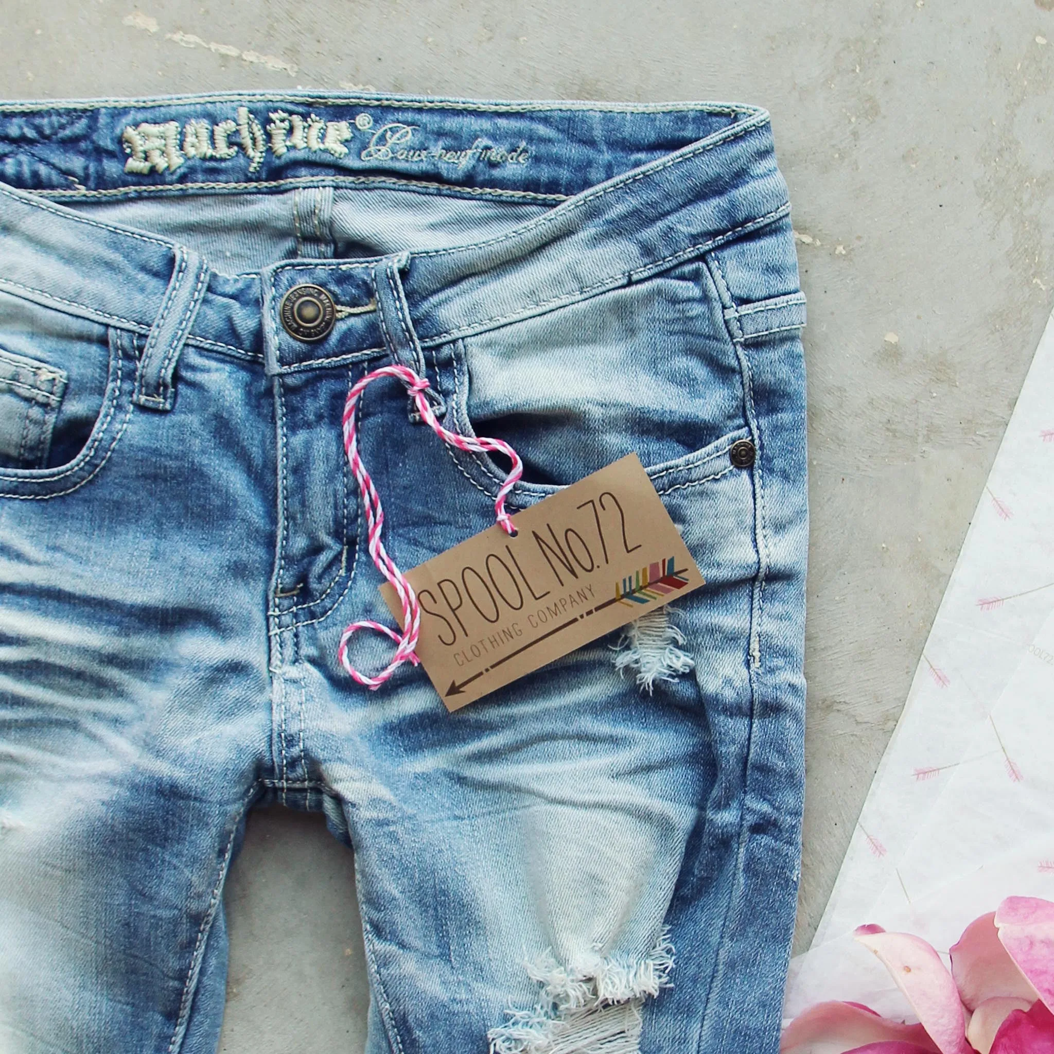 Indigo Sky Crop Jeans