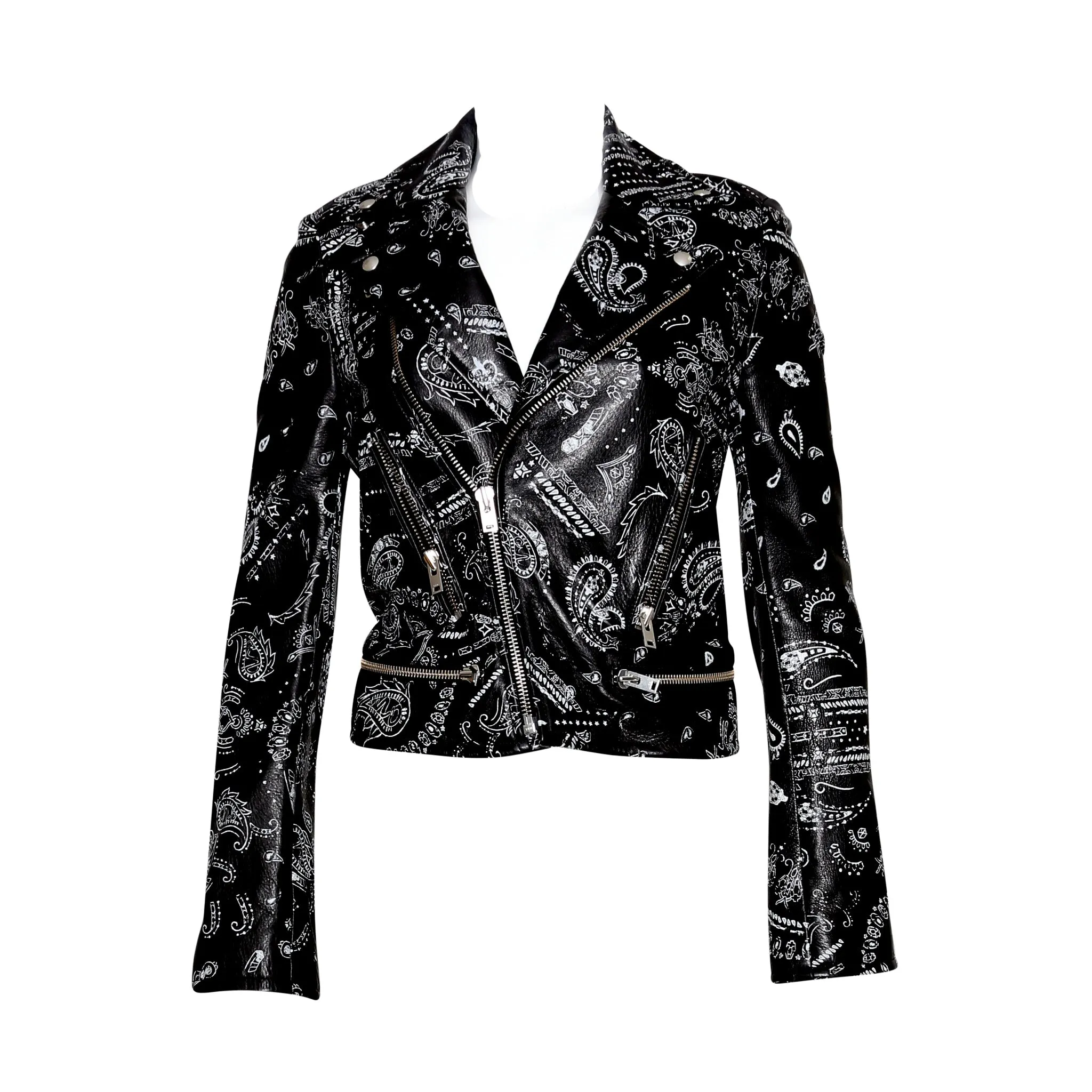 IRO Jeans Black Leather Jacket