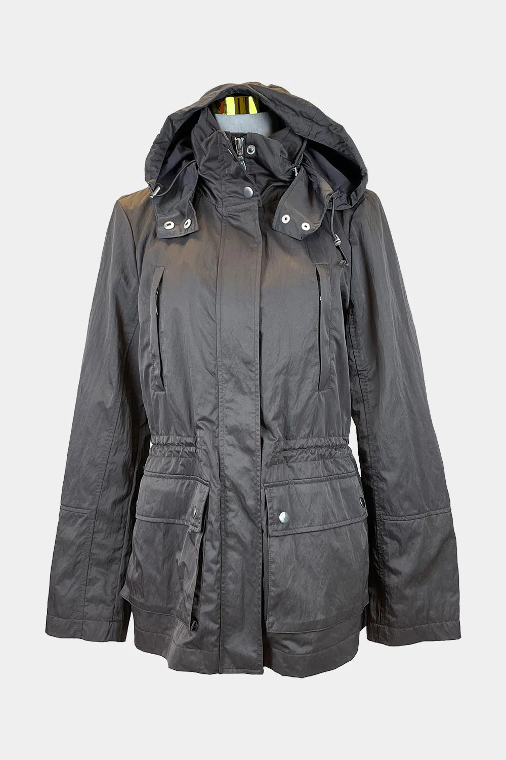 JACQUI-E Chocolate Windbreaker