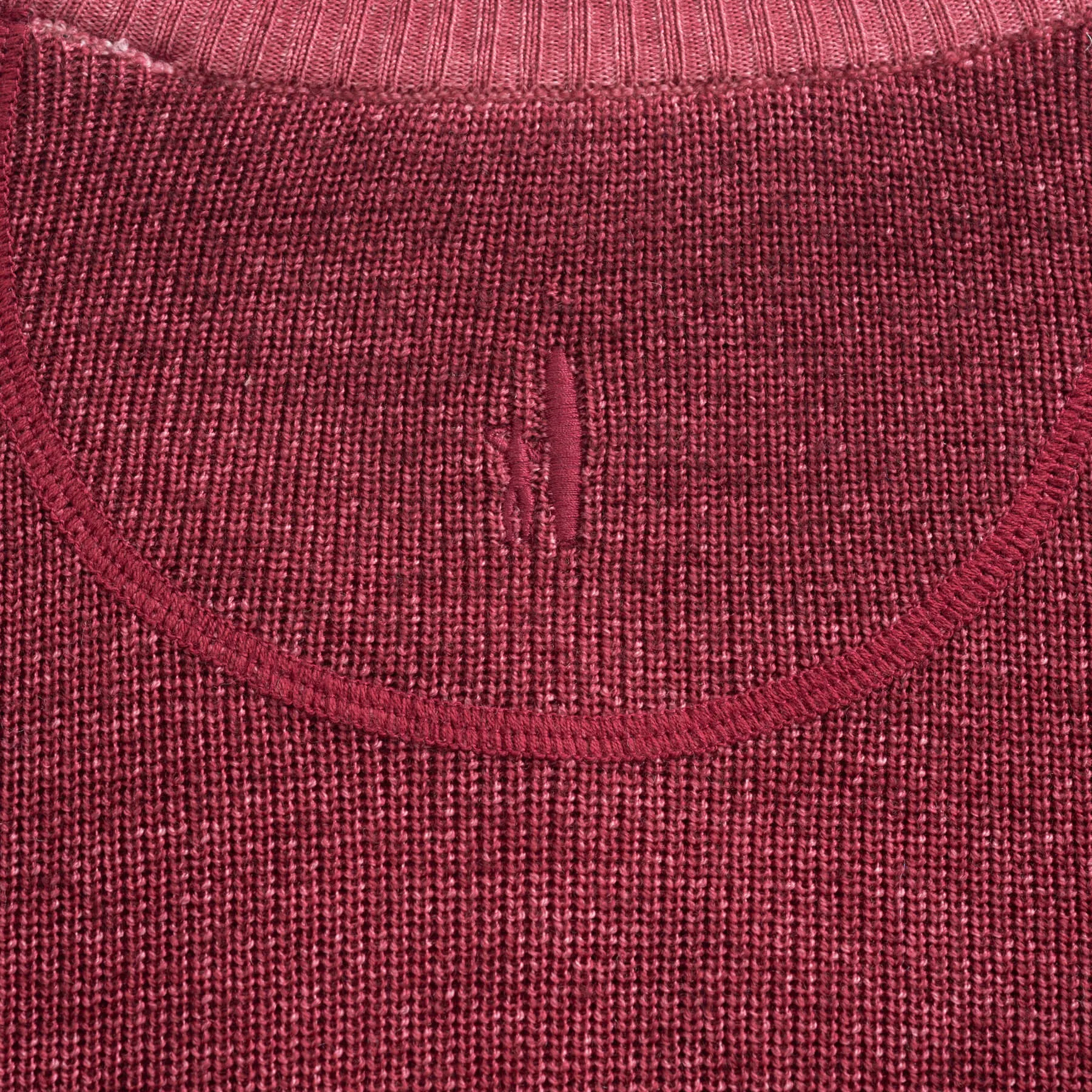 Johnnie-O Burgess Merino Wool Crewneck Sweater - Merlot