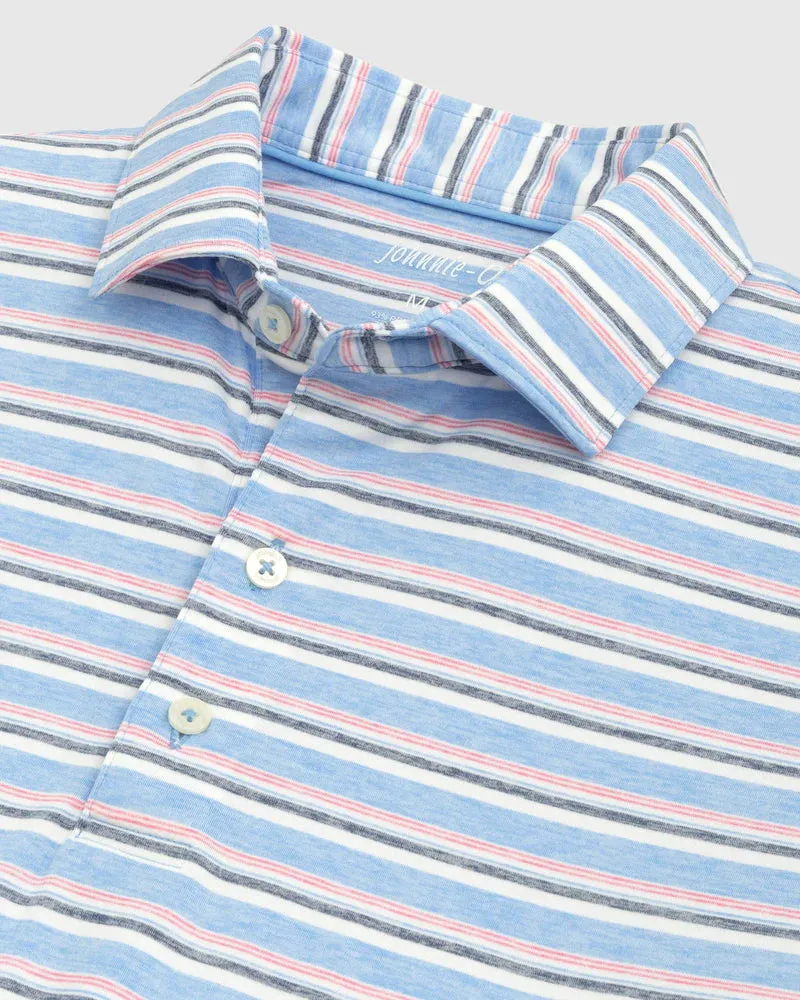 JOHNNIE-O CREW STRIPED SHIRT - MALIBLU