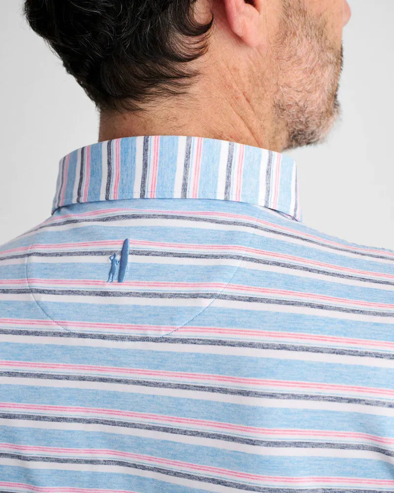 JOHNNIE-O CREW STRIPED SHIRT - MALIBLU
