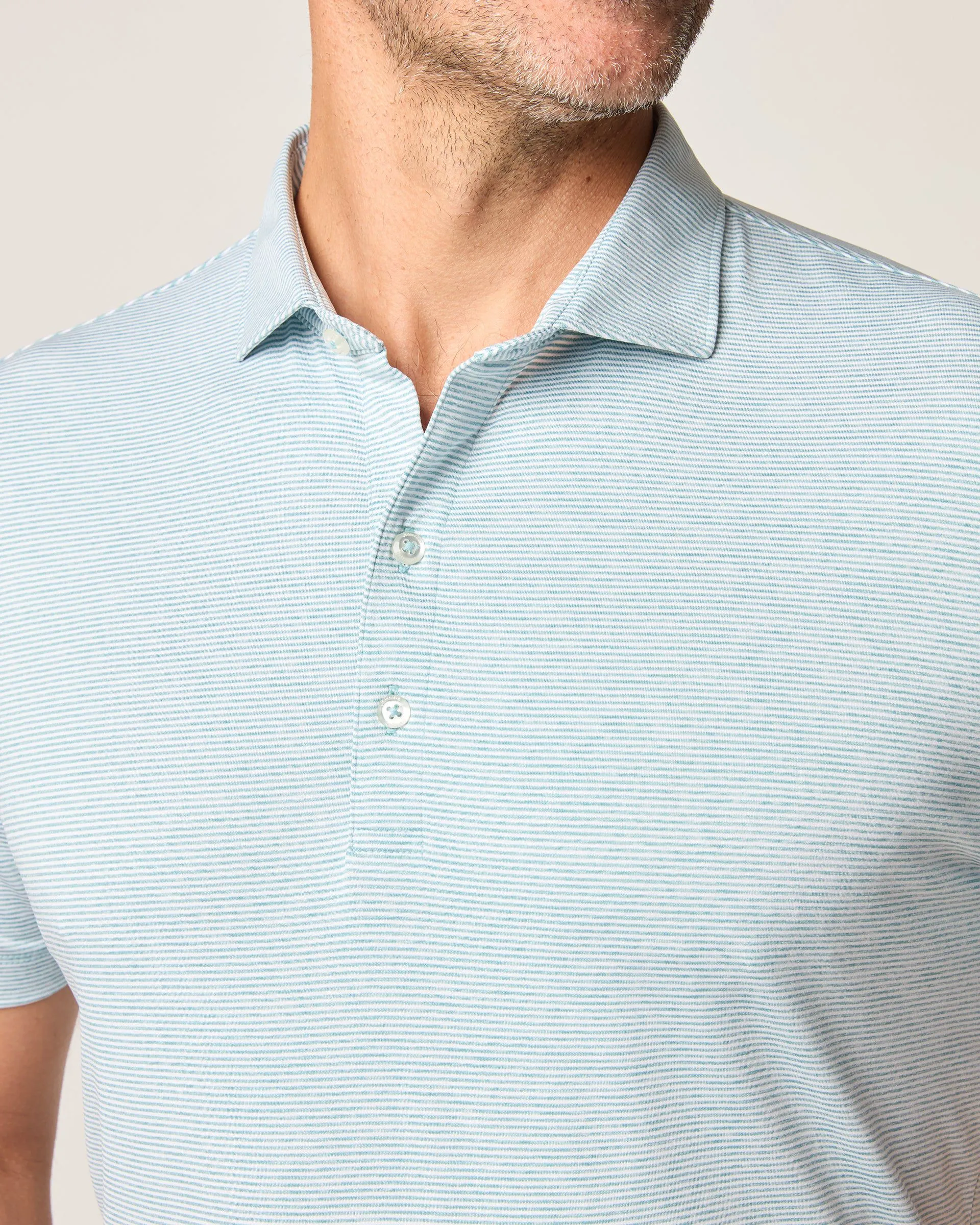 Johnnie-O Performance Jersey Polo - Lyndonn Stripe