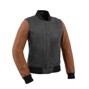 Juna Women's Motorcycle Leather Jacket