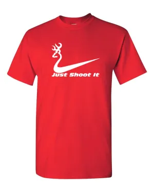 Just Shoot it Funny Deer Hunting T shirt