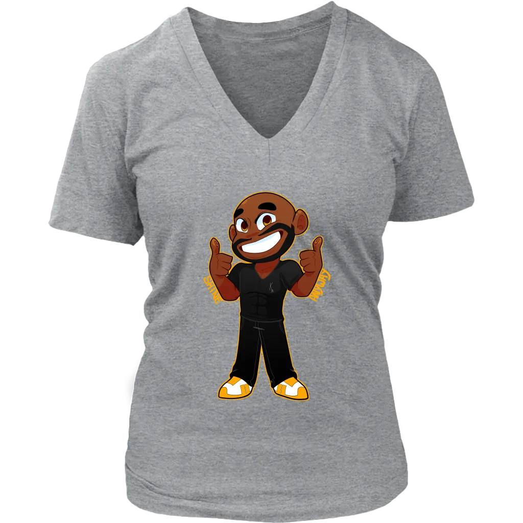 KA ShineAnyway Womens Sliming V-Neck