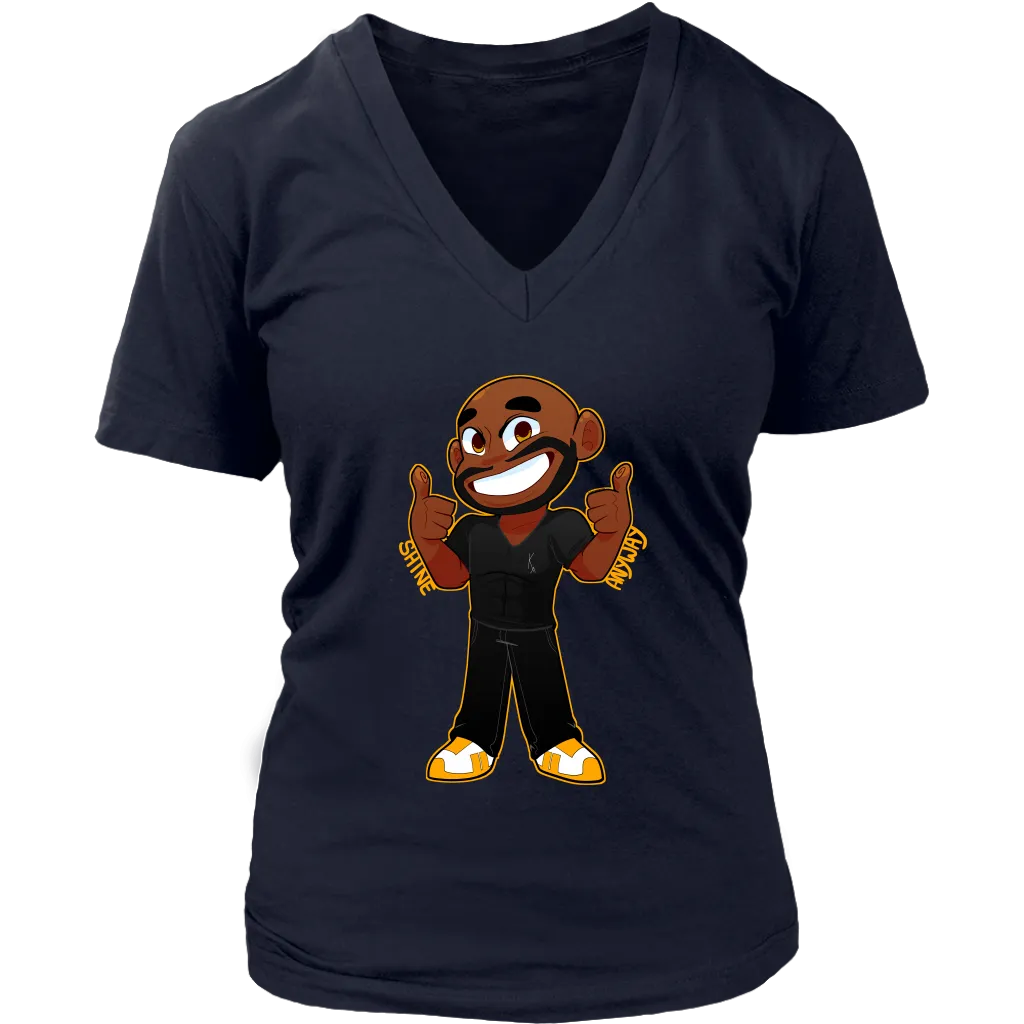 KA ShineAnyway Womens Sliming V-Neck