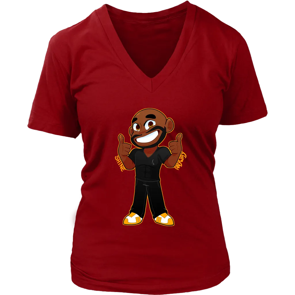 KA ShineAnyway Womens Sliming V-Neck