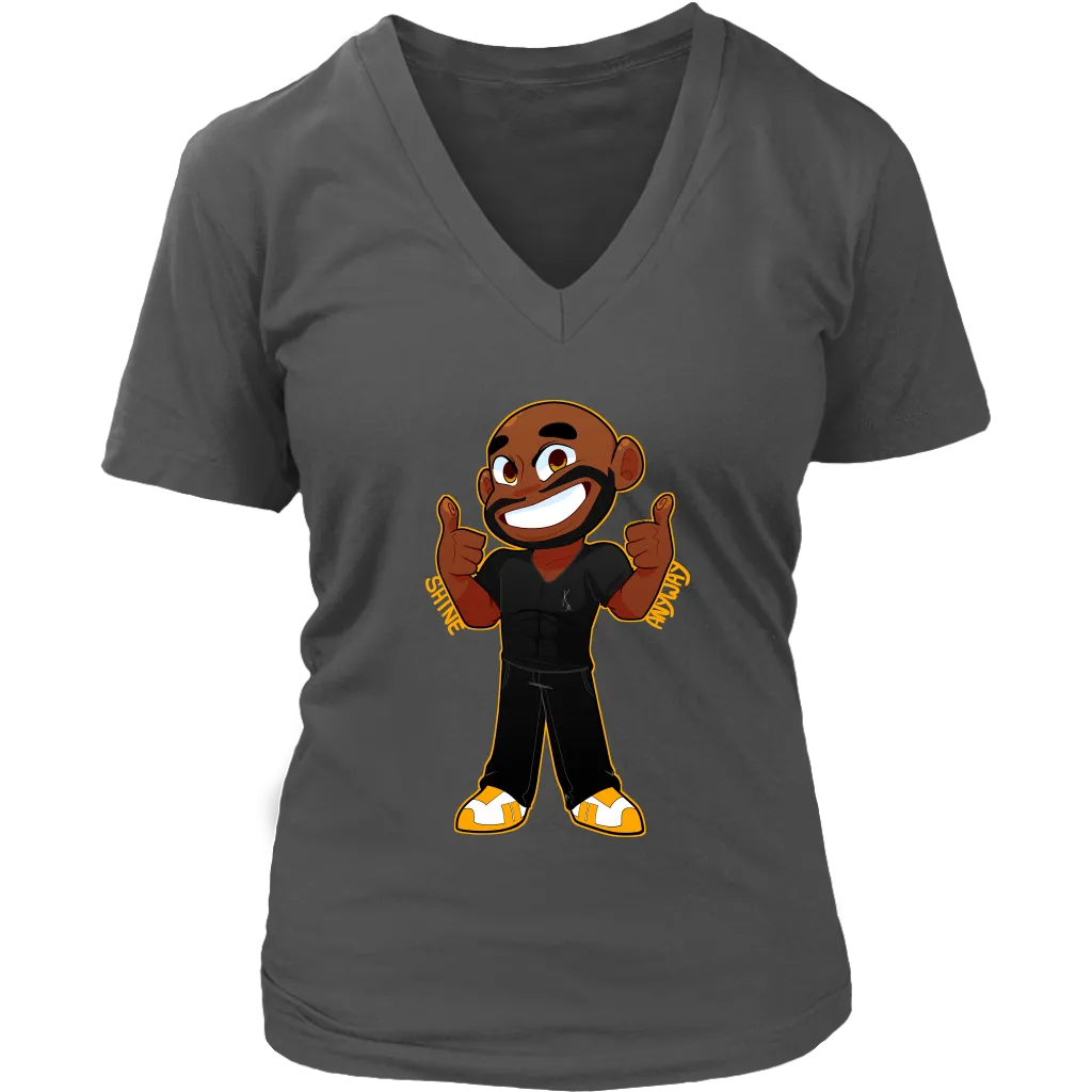 KA ShineAnyway Womens Sliming V-Neck