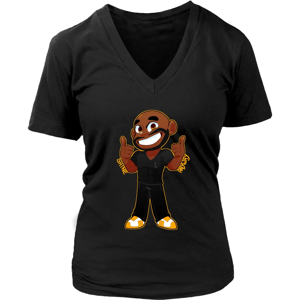 KA ShineAnyway Womens Sliming V-Neck