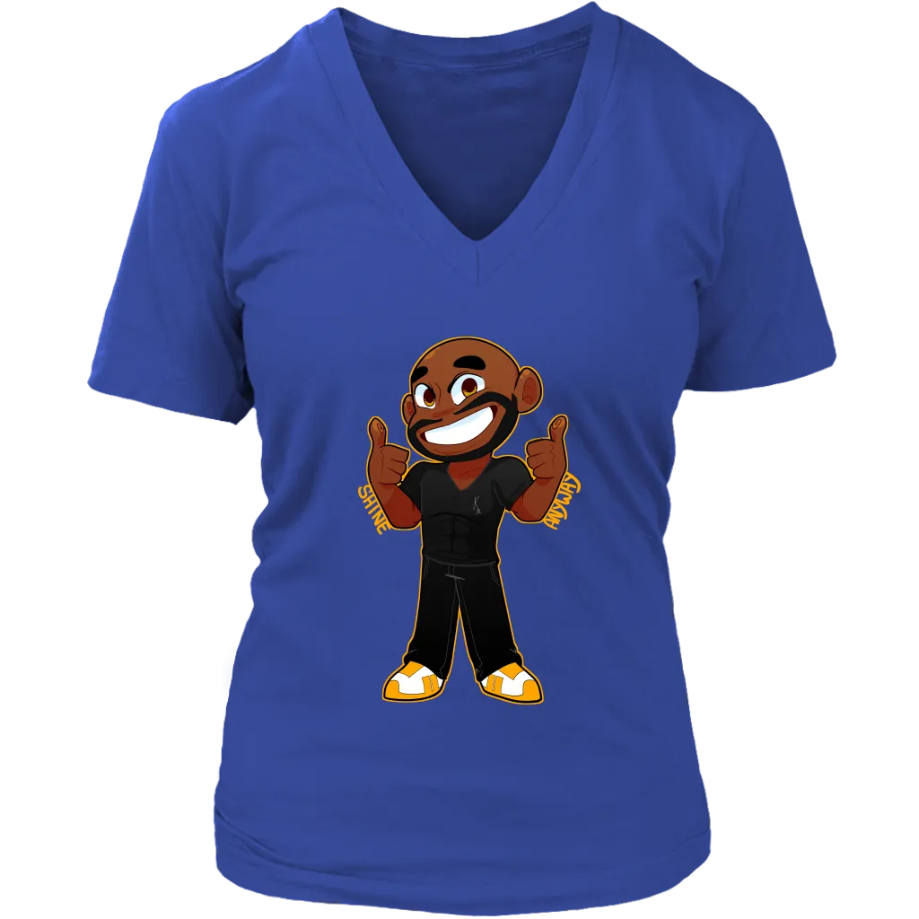 KA ShineAnyway Womens Sliming V-Neck