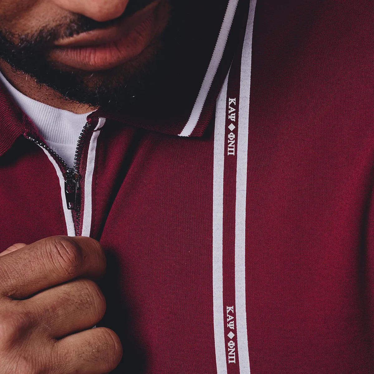 Kappa Alpha Psi Diamond 3-Letter Zip Polo