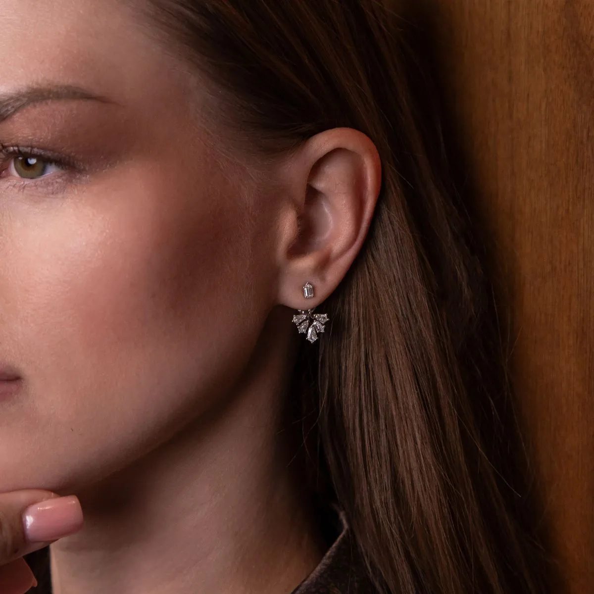 Kite Devi Diamond Stud Earrings
