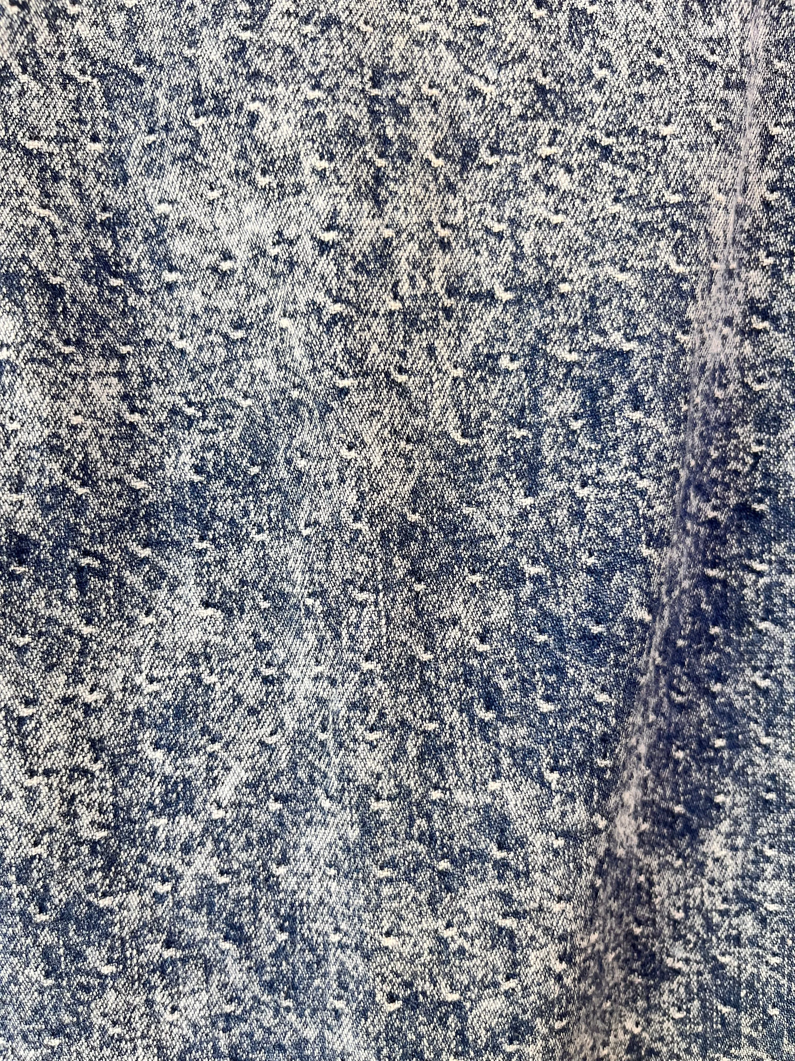 Konnie O Acid Wash Pinprick Jean Skirt