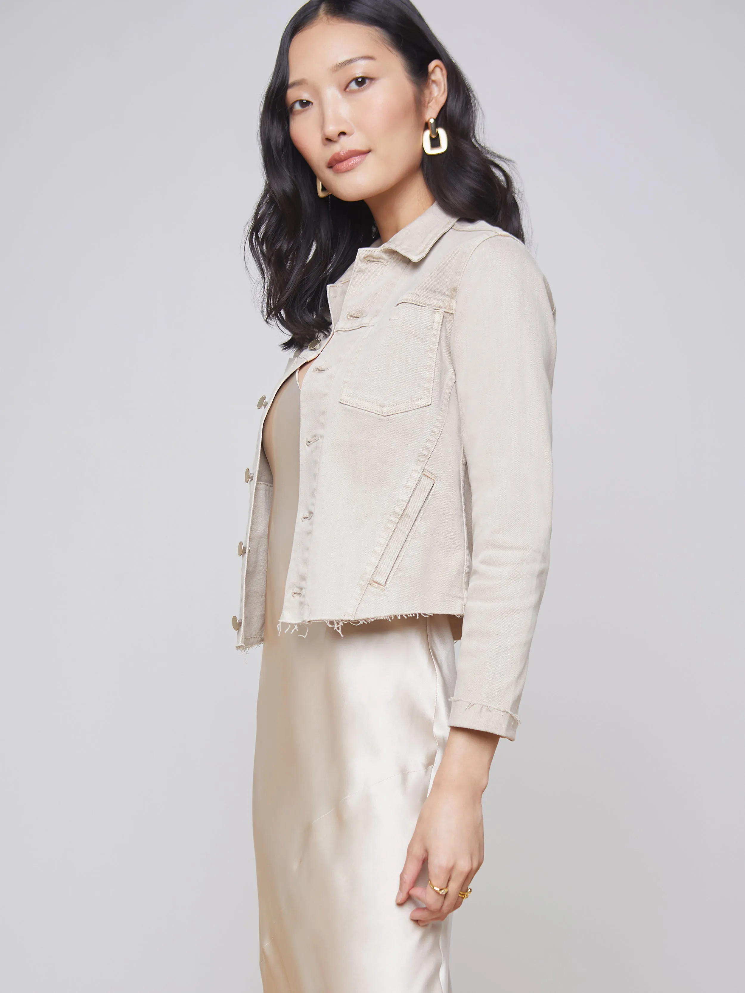 Lagence Janelle Slim Raw Jacket