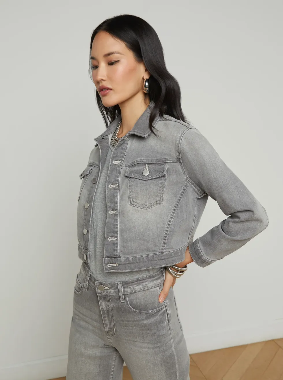L'AGENCE KODA CROP JACKET