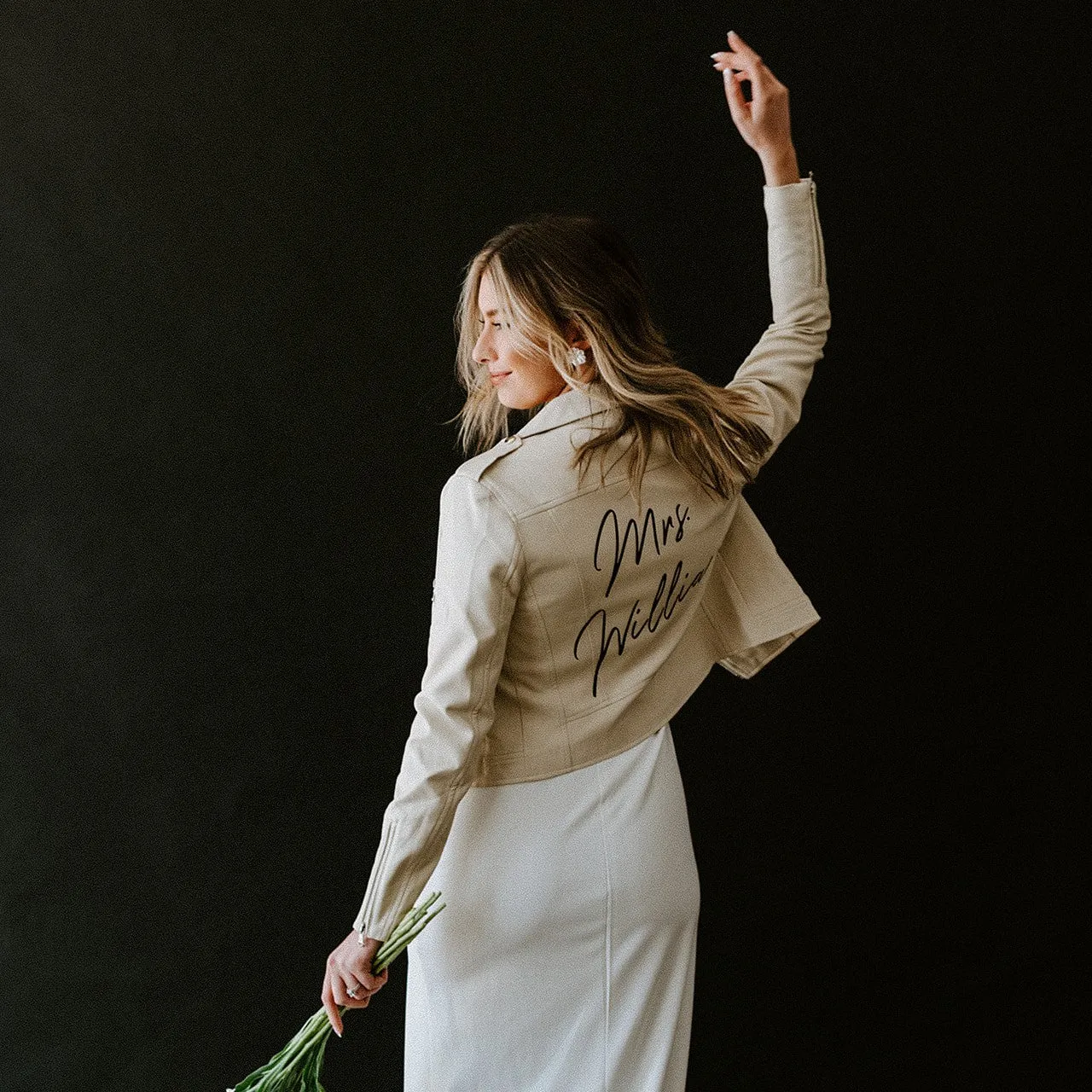 Leather Jacket (CREAM)