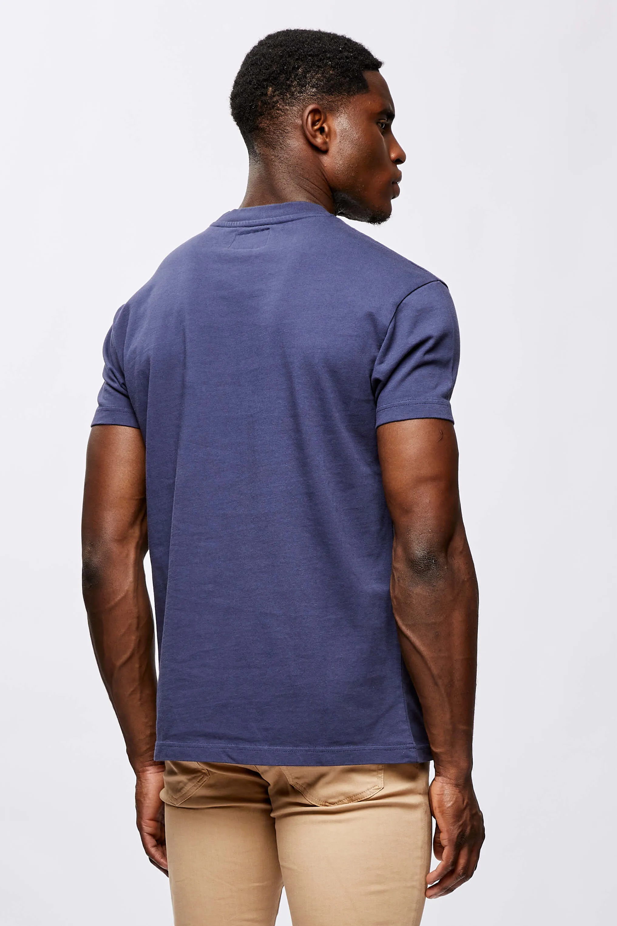 LEGEND* BASICS MUSCLE FIT T-SHIRT - INDIGO NAVY