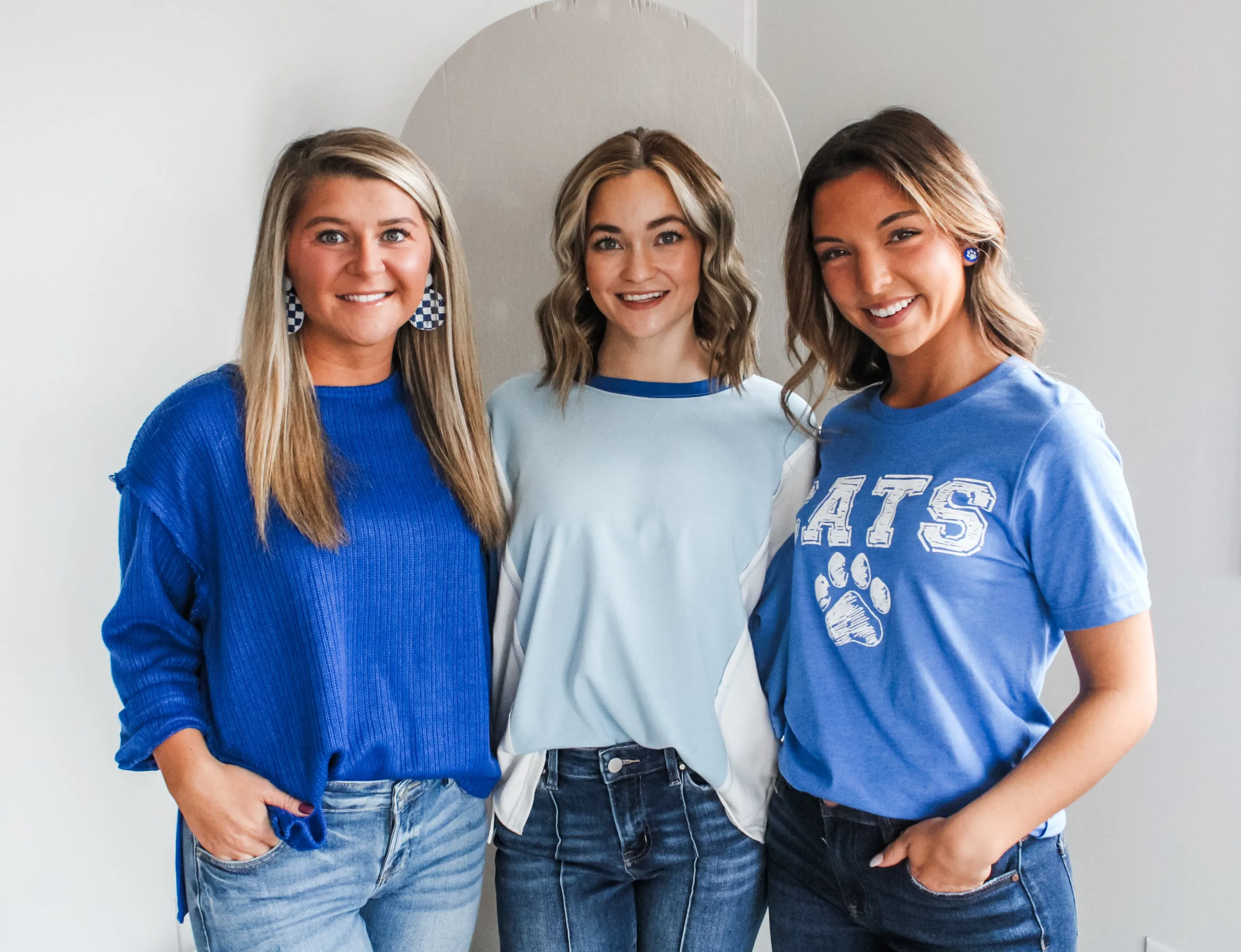 Let’s Go Cats Graphic Tee • Heather Blue