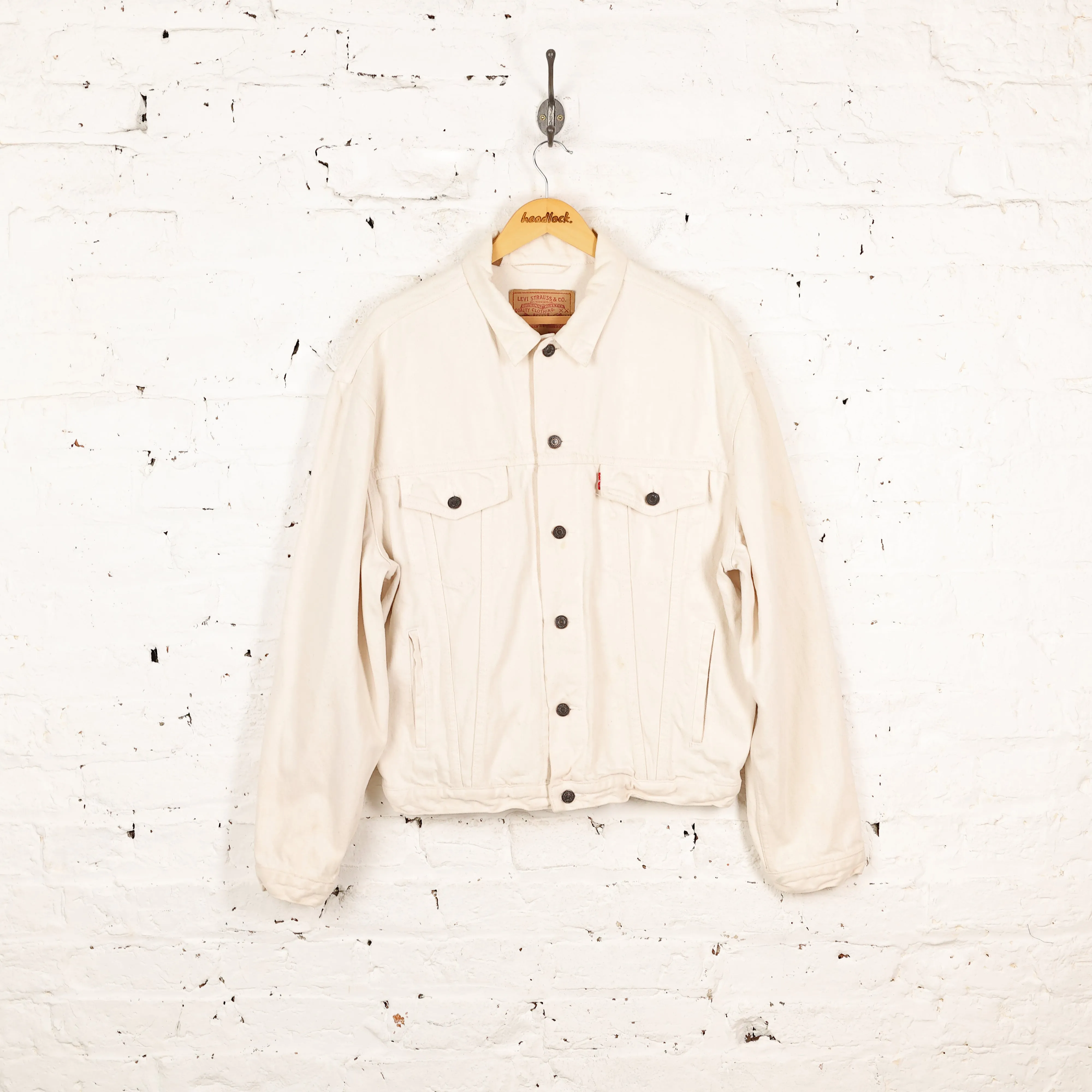 Levi's Denim Jacket - Beige - L