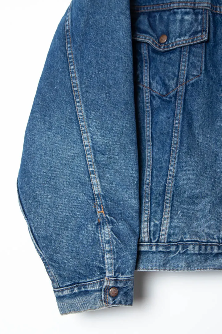Levi's Hudson Bay Blanket Lined Denim Trucker Jacket (XL)