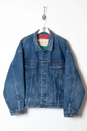 Levi's Hudson Bay Blanket Lined Denim Trucker Jacket (XL)