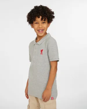 LFC Junior Short Sleeve Polo Grey