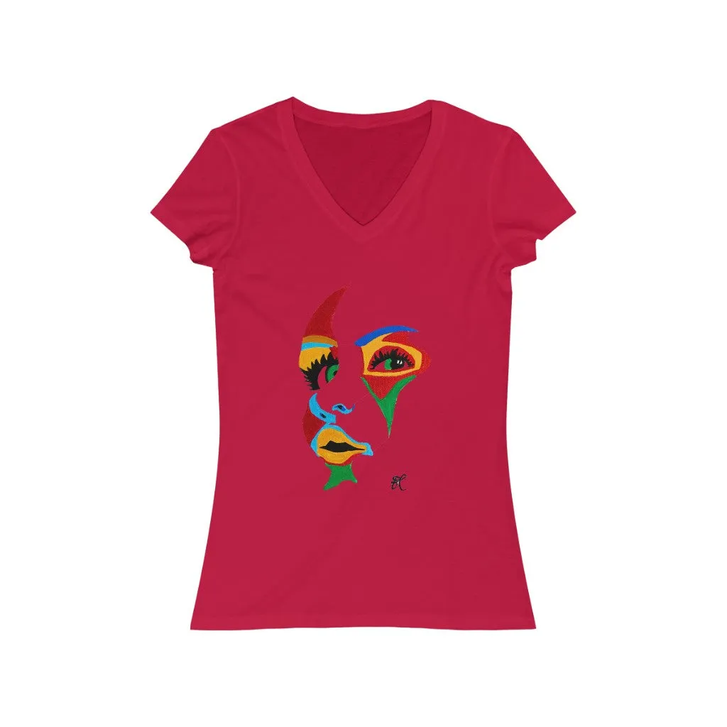 LIBÉRANOS - Women's Jersey Short Sleeve V-Neck Tee