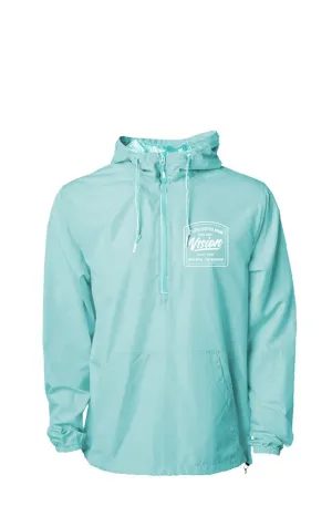 Lightweight Pullover Windbreaker "Aqua"