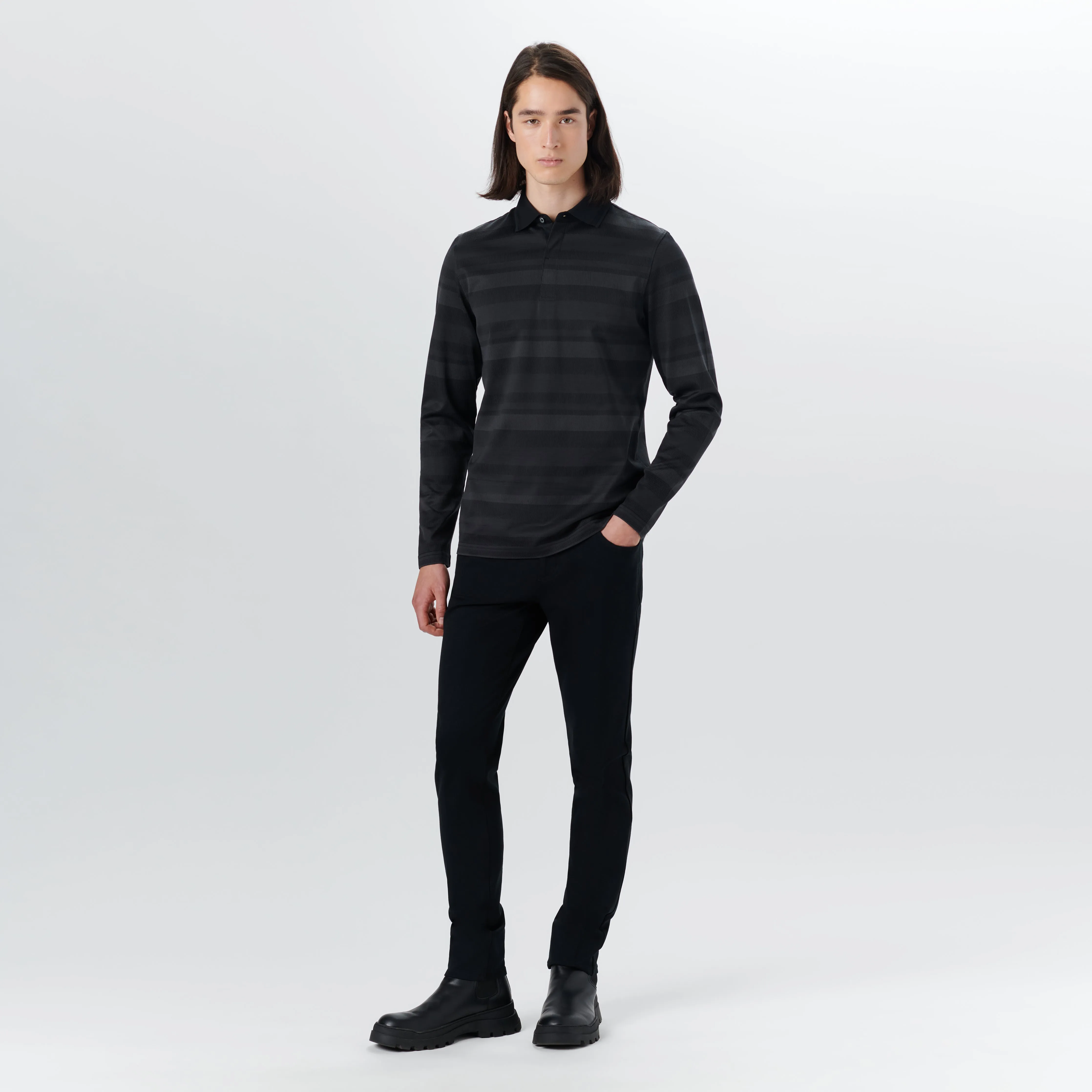 Long Sleeve Polo