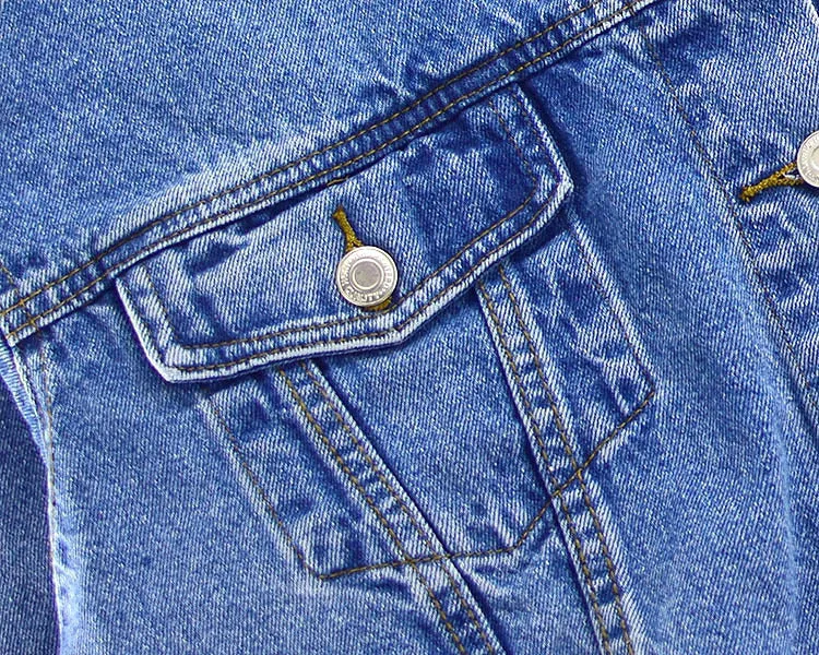 Loose Women's Street Short Cropped Denim Jacket
