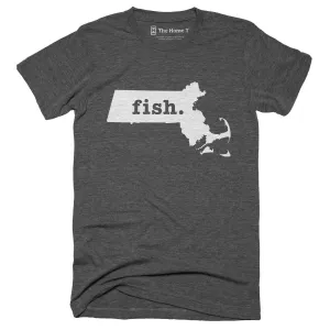 Massachusetts Fish Home T-Shirt