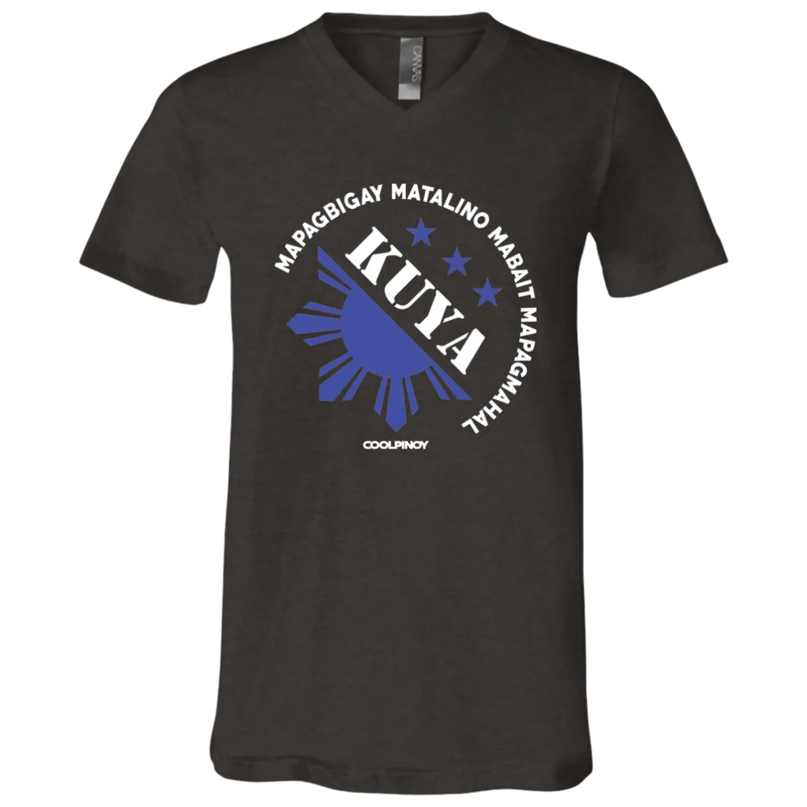Matalino Mapagmahal Kuya Unisex Jersey V-Neck T-Shirt