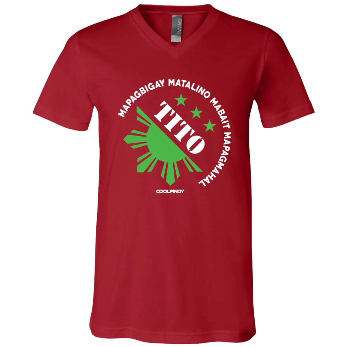 Matalino Mapagmahal Tito Unisex Jersey V-Neck T-Shirt