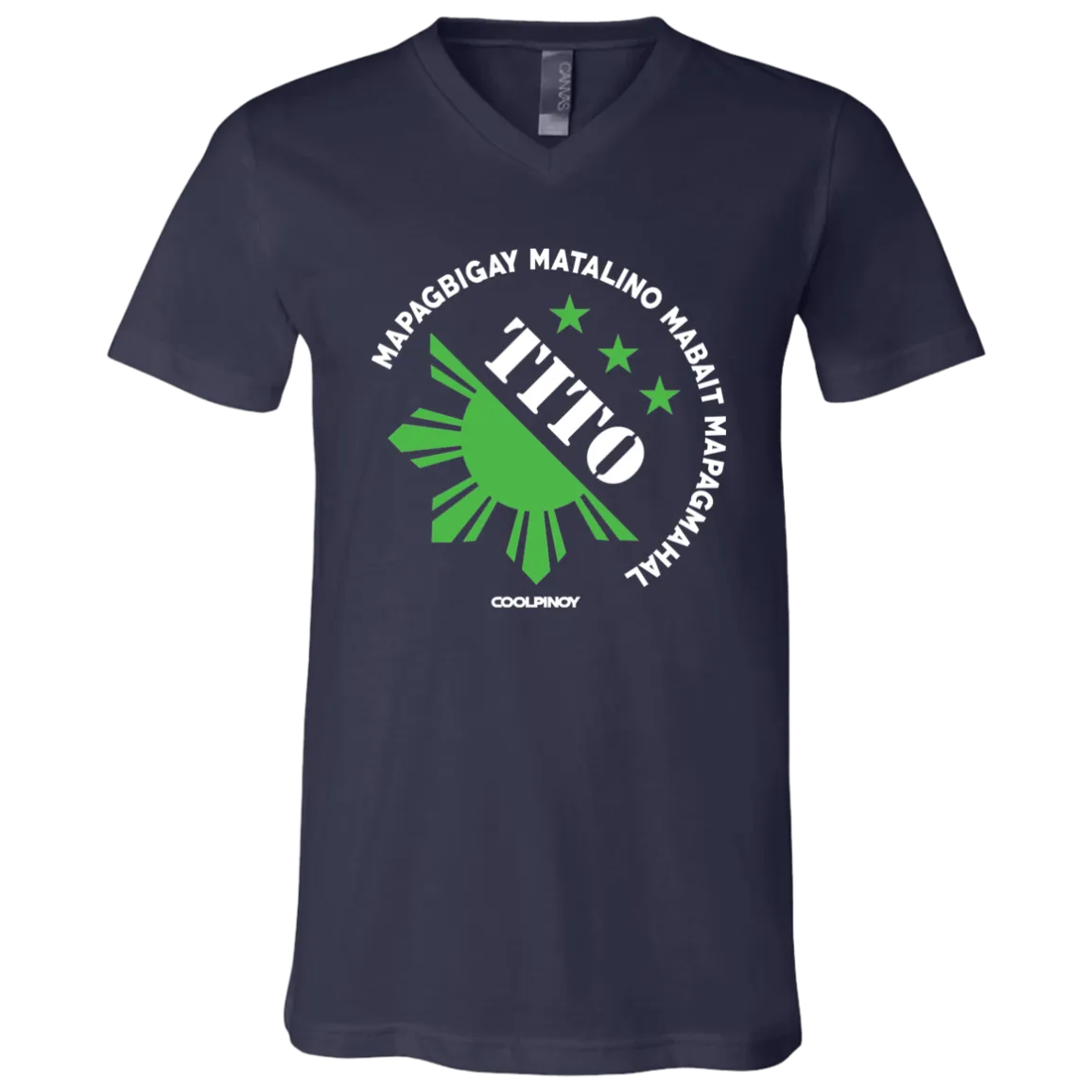 Matalino Mapagmahal Tito Unisex Jersey V-Neck T-Shirt