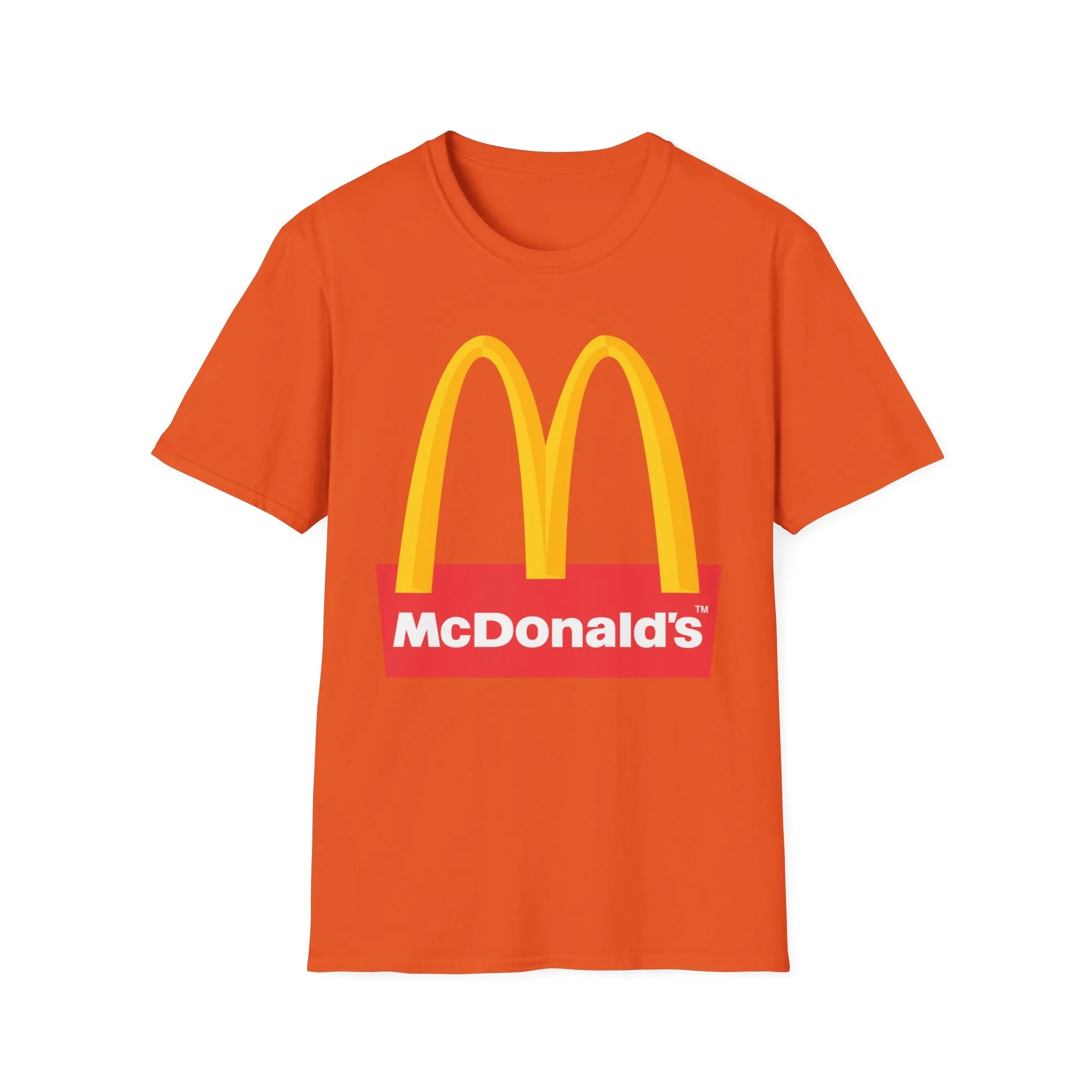 Mcdonalds Logo Gildan Cotton T-Shirts
