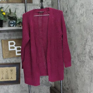 Member's Mark Womens Knit Open Front Chenille Cardigan Sweater S884S1