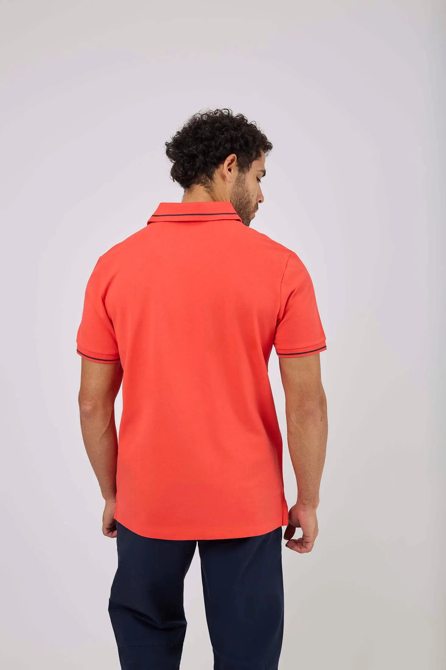 Men Polo Casual Regular Fit Blue