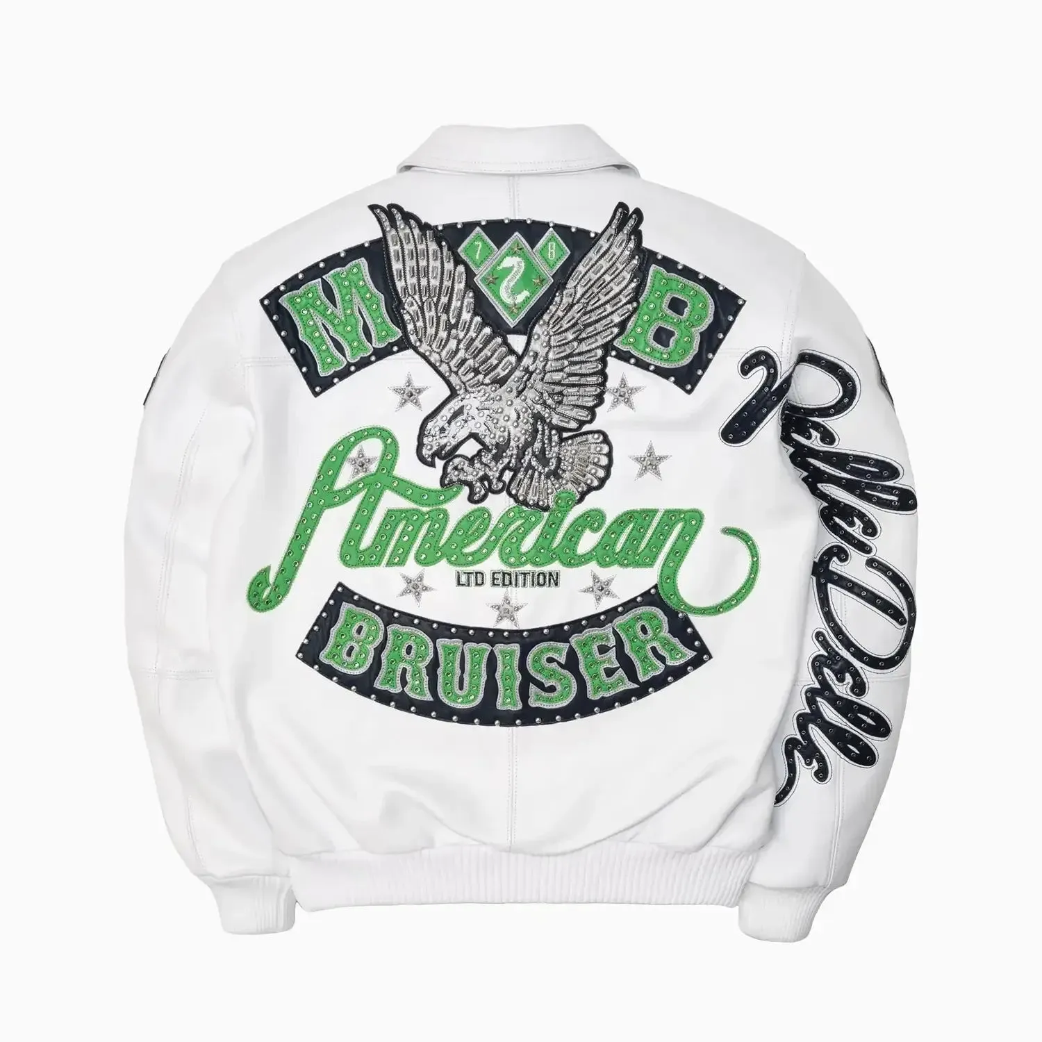 Men's American Bruiser Plush Leather Jacket
