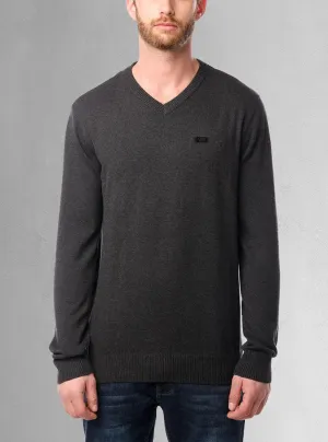 Men's basic v-neck sweater
