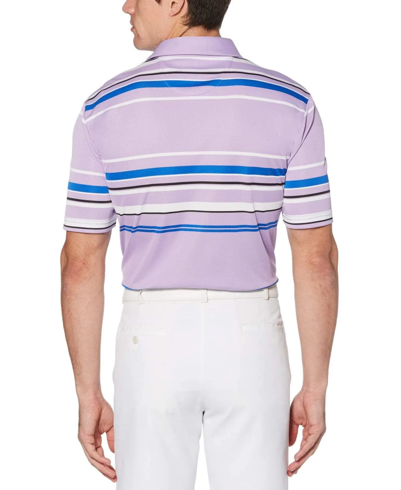Mens Birdseye Stripe Polo