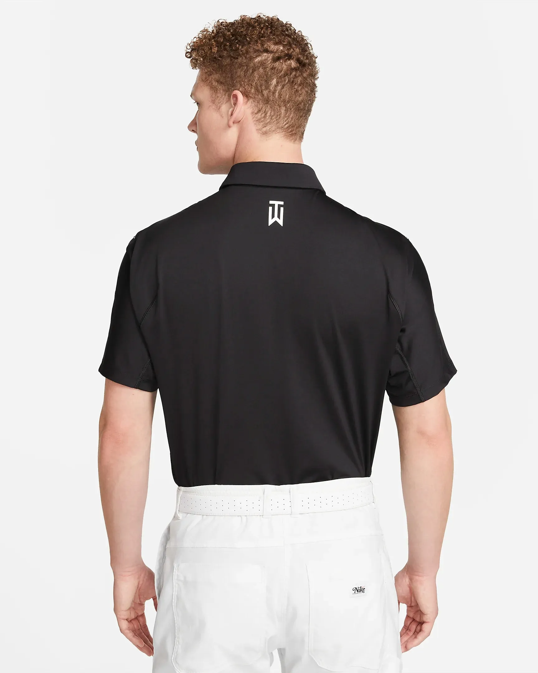 Men's Dri-FIT Tiger Woods Striped Golf Polo