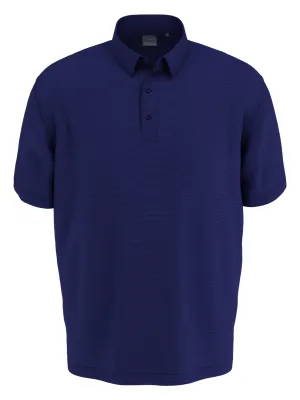 Mens Fine Line Stripe Golf Polo