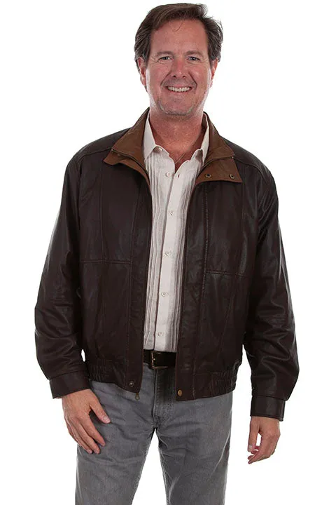 Men's Leather Jacket Collection: Scully Casual Featherlite Wind Buffer