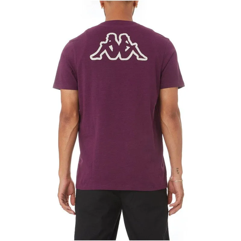 Men's Logo Tape Cabal T-shirt - Violet