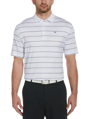 Mens Striped Polo